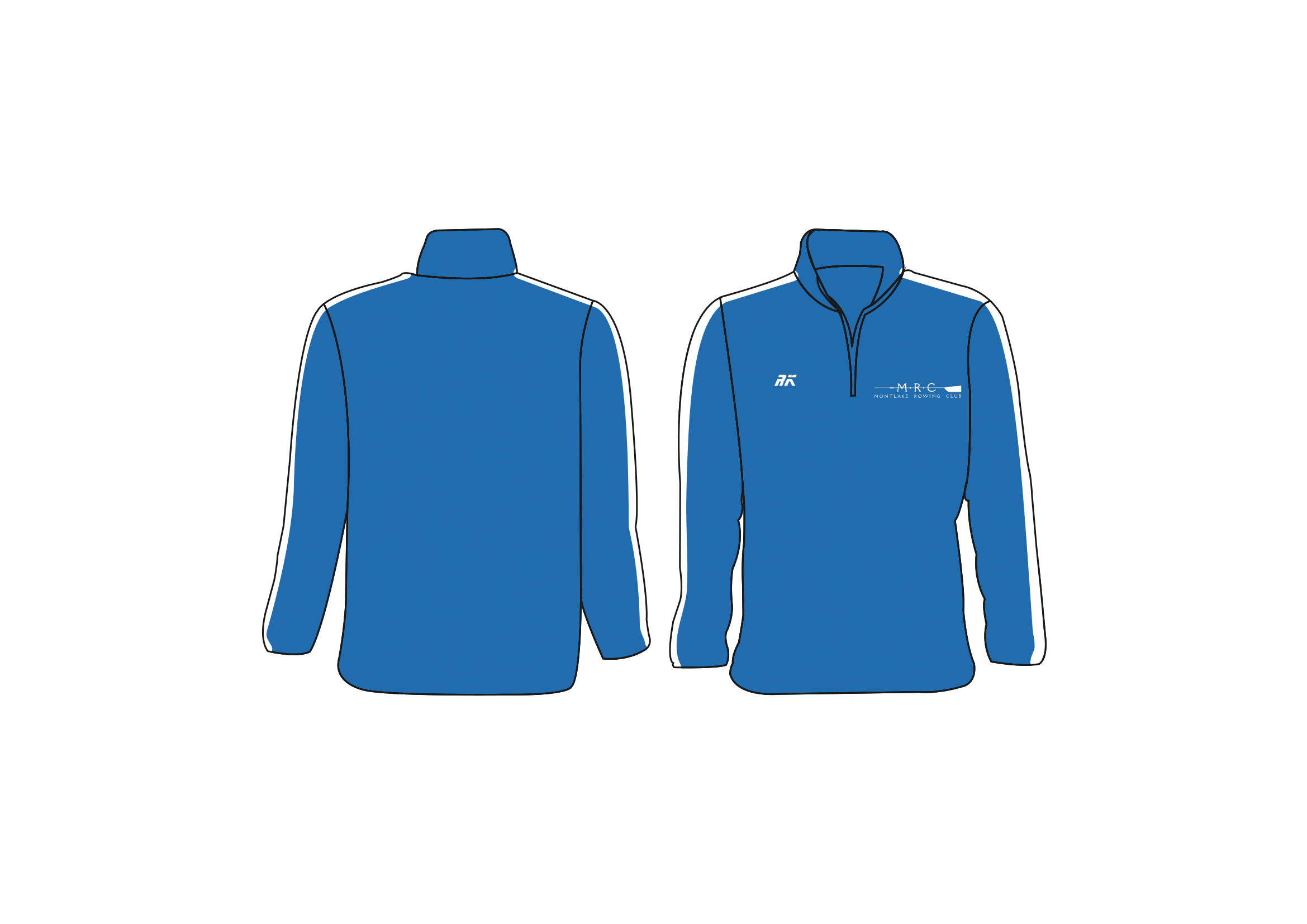 Montlake Rowing Club Blue Fleece