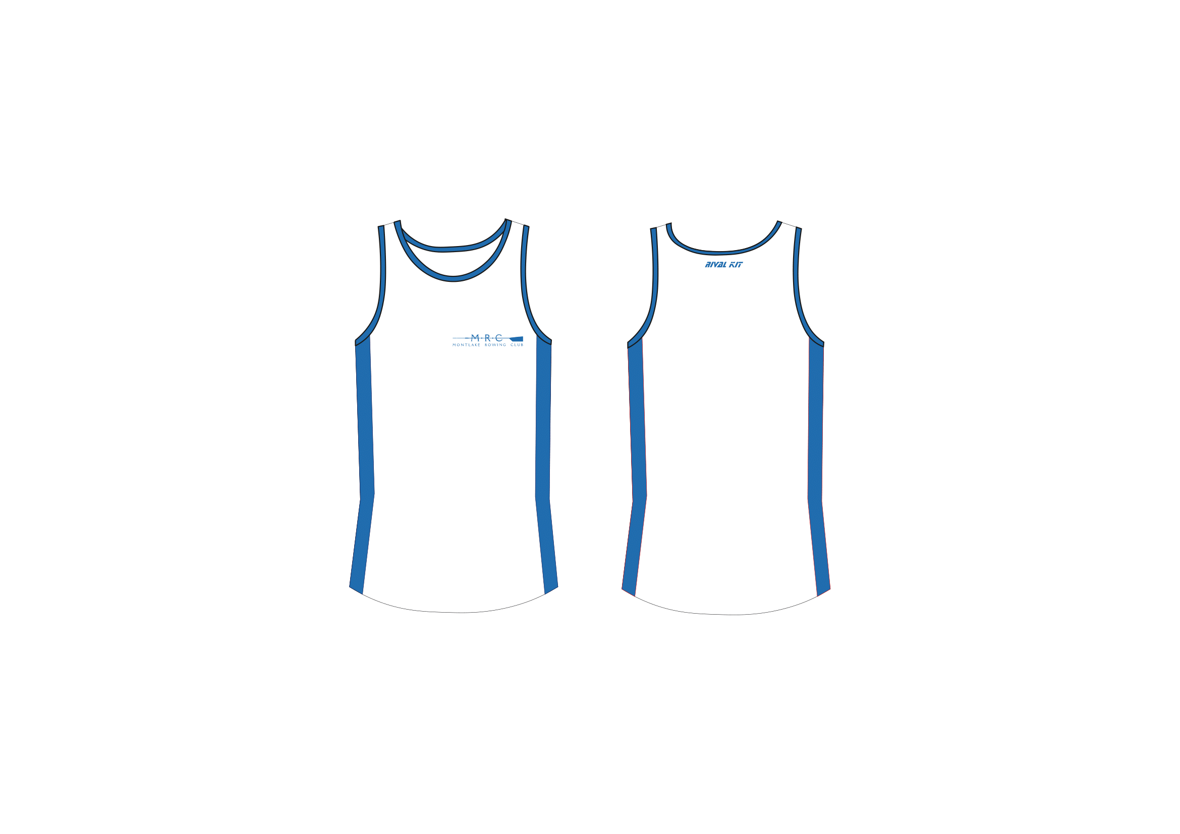 Montlake Rowing Club White Vest