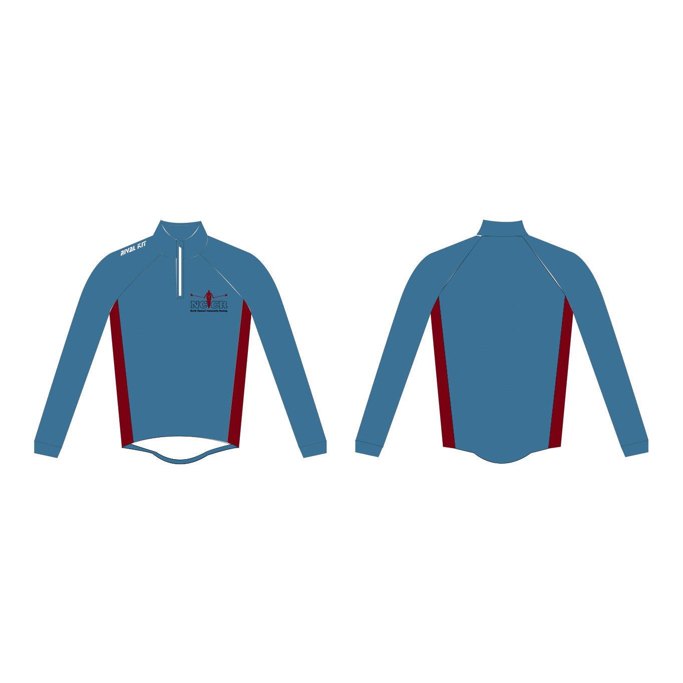 North Channel Community Rowing Splash Jacket Blue