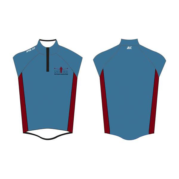North Channel Community Rowing Thermal Gilet Blue