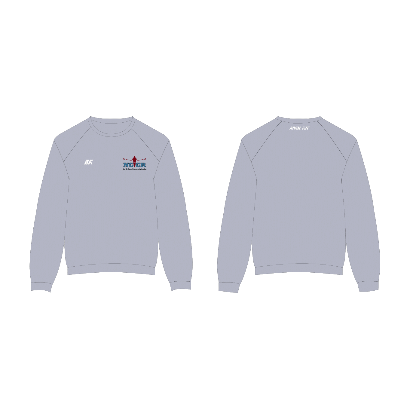 North Channel Community Rowing Sweatshirt Grey