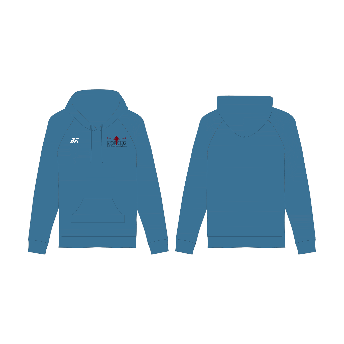 North Channel Community Rowing Blue Hoodie