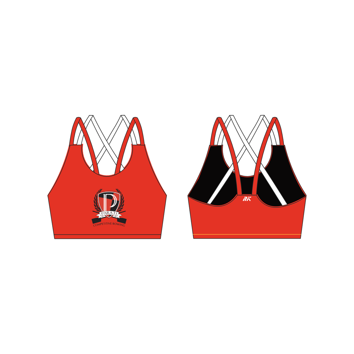 Parati Competitive Rowing Strappy Bra