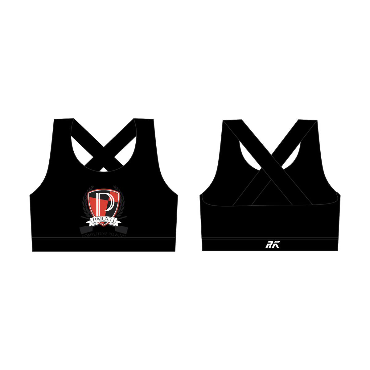Parati Competitive Rowing Cross Strap Bra