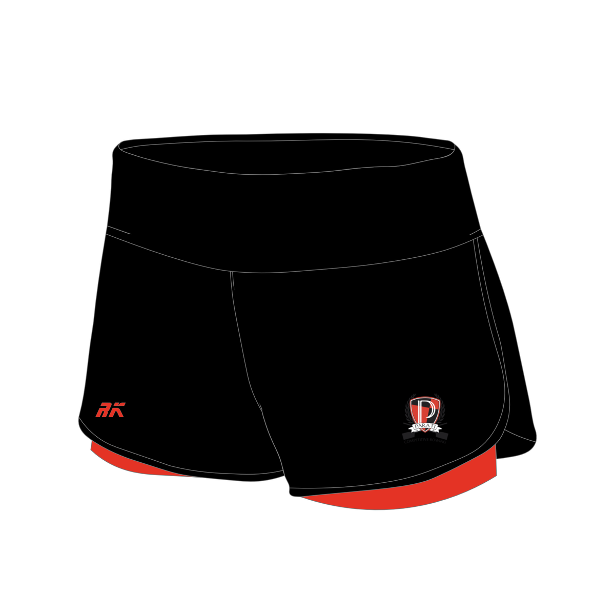 Parati Competitive Rowing Womens Gym Shorts