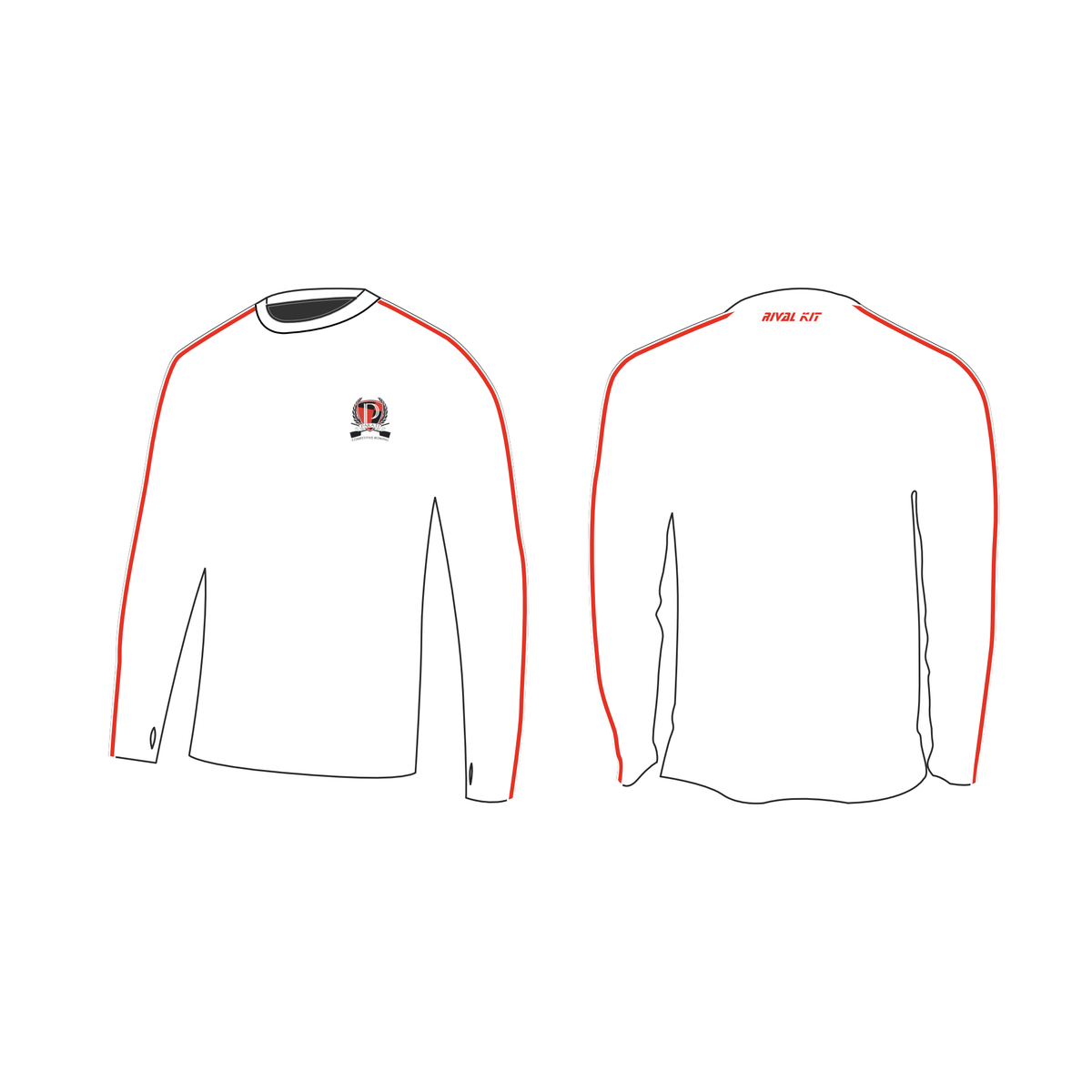 Parati Competitive Rowing  Long sleeve Gym T-Shirt 1