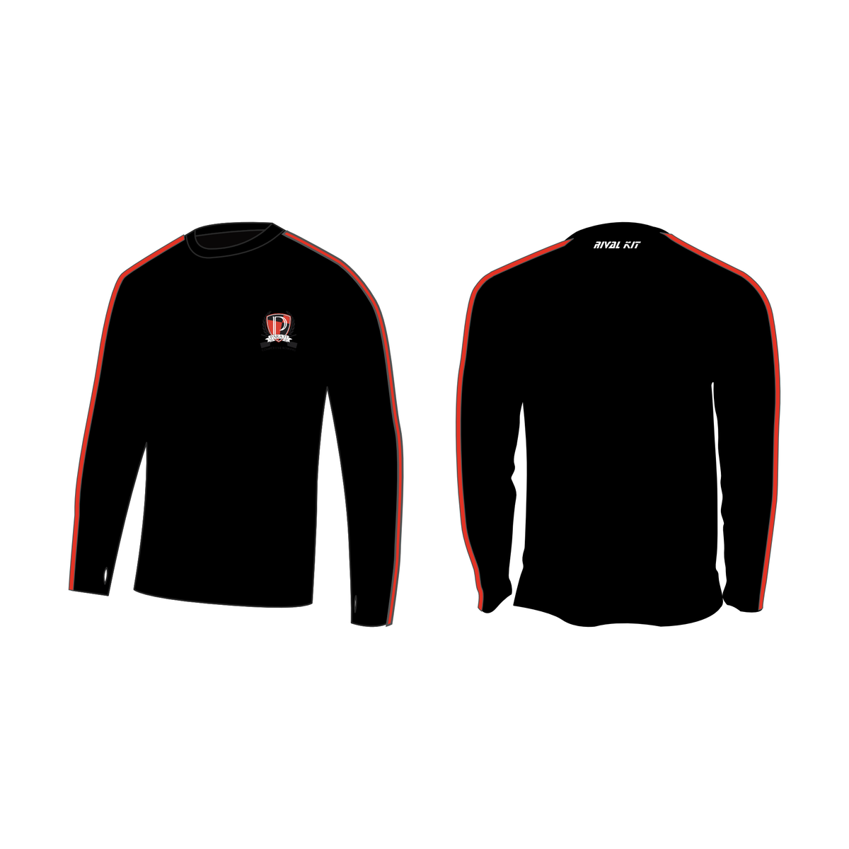 Parati Competitive Rowing Long Sleeve Gym T-Shirt 2