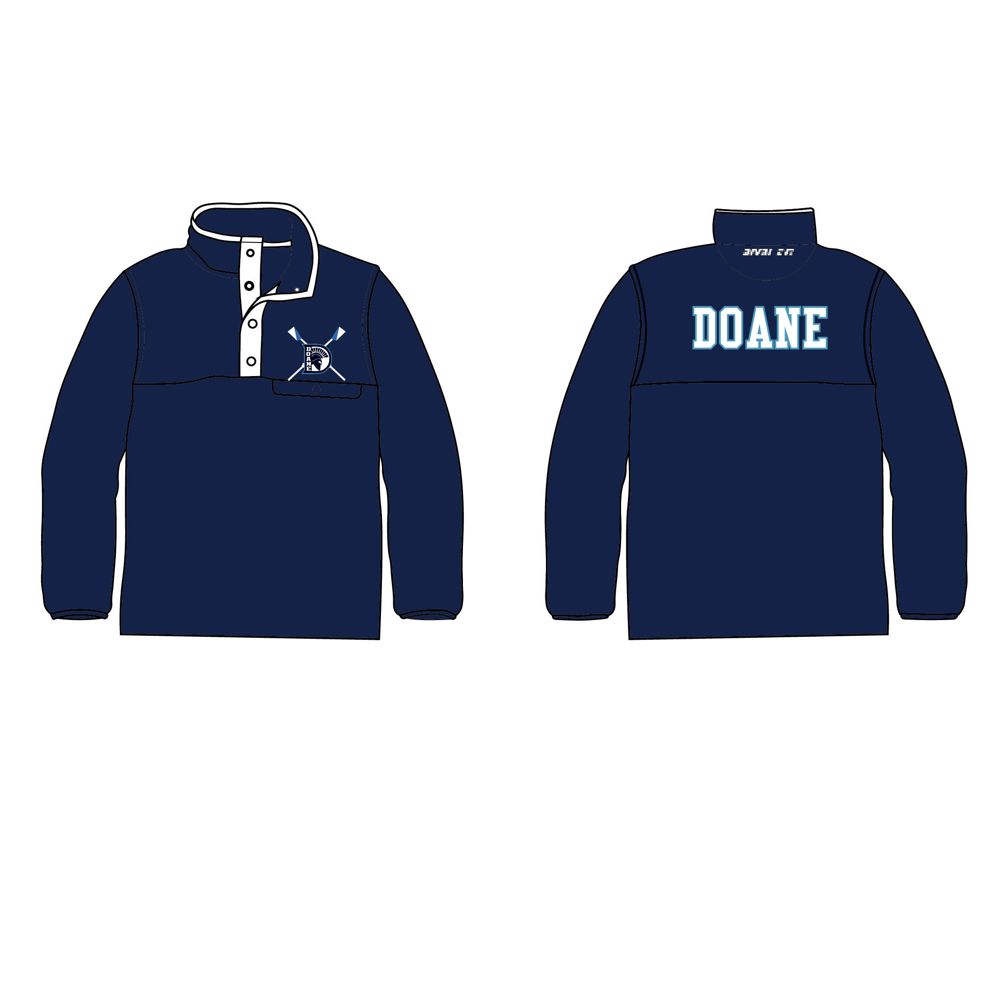 Doane Academy Crew Pocket Fleece