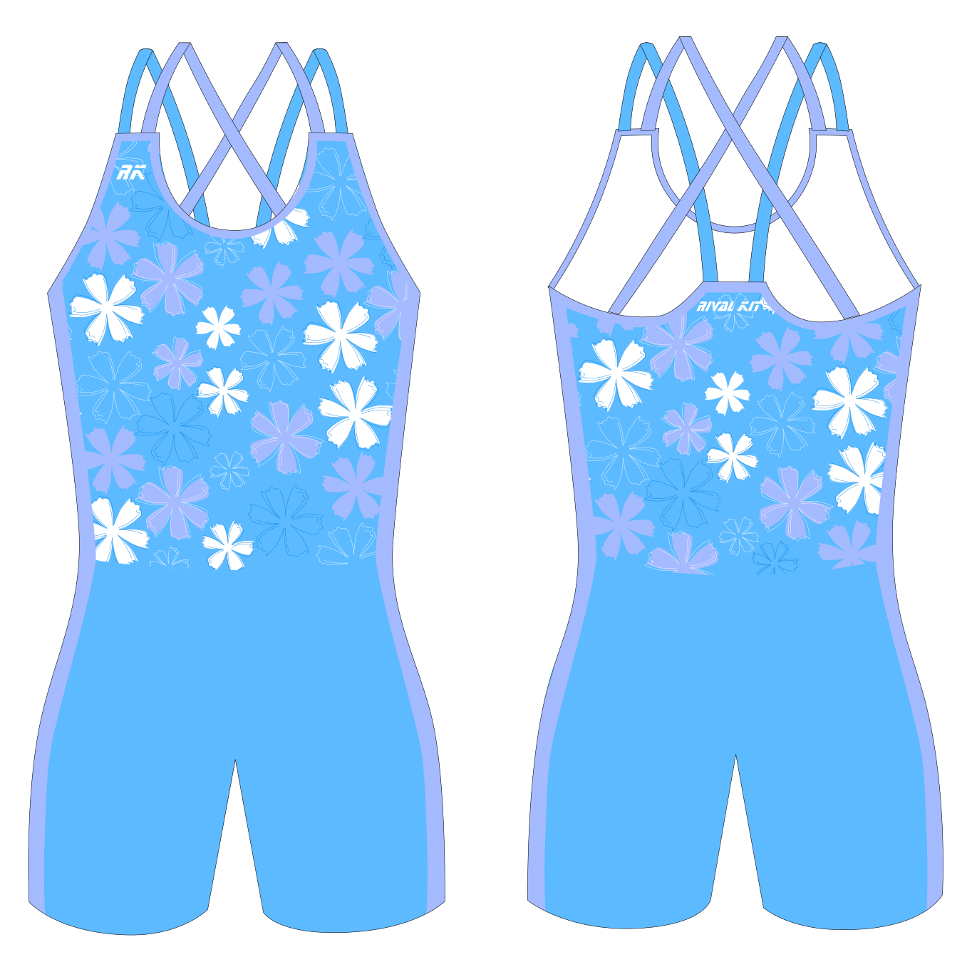 Blue Flower Strappy AIOX