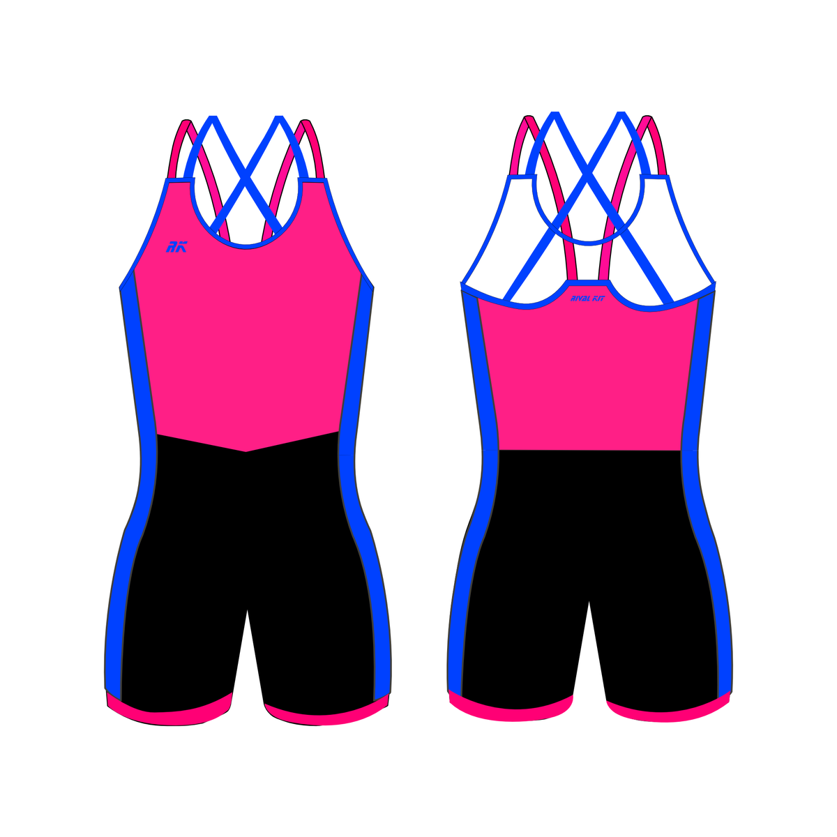 Rival Kit High Viz 2026 Strappy AIOX Hot Pink/Blue