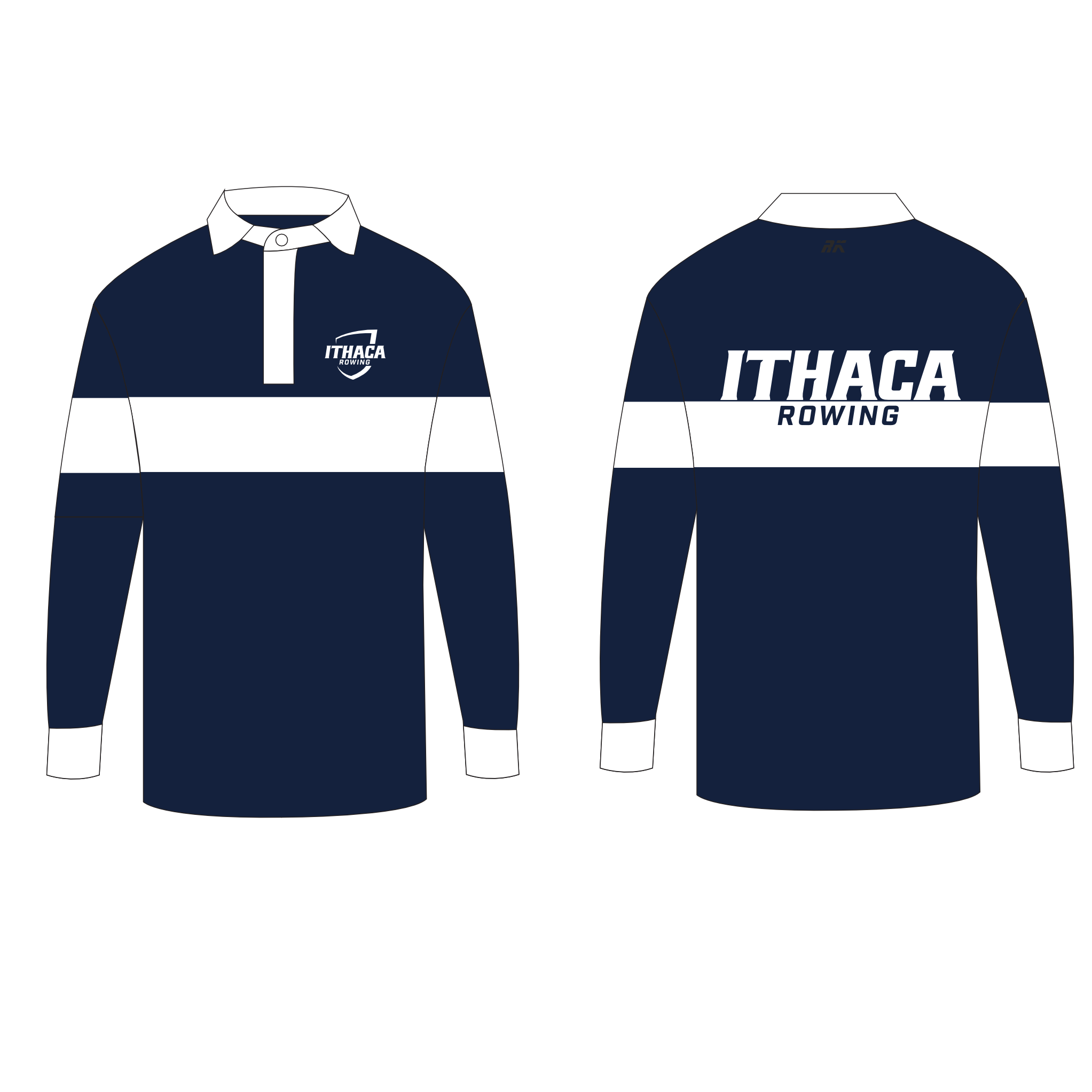ITHICA Rowing Rugby Shirt