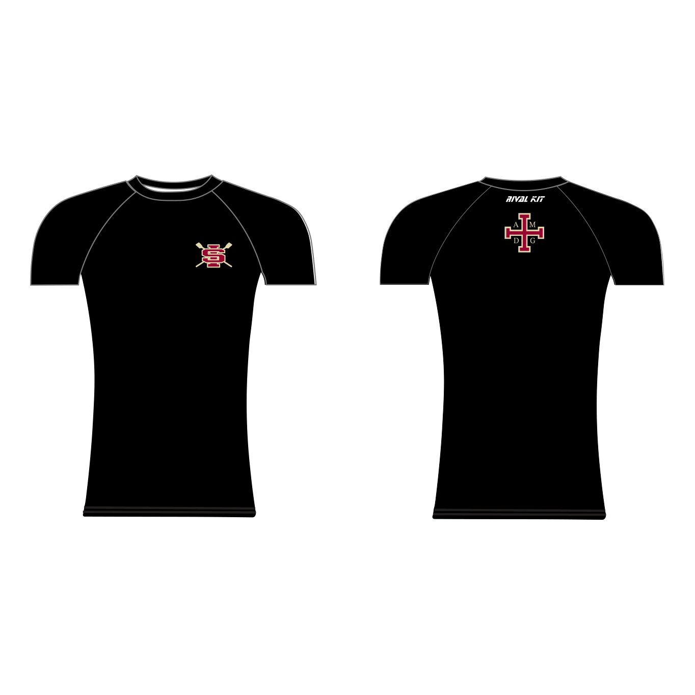 Saint Ignatius Chicago Rowing Short Sleeve Base-Layer