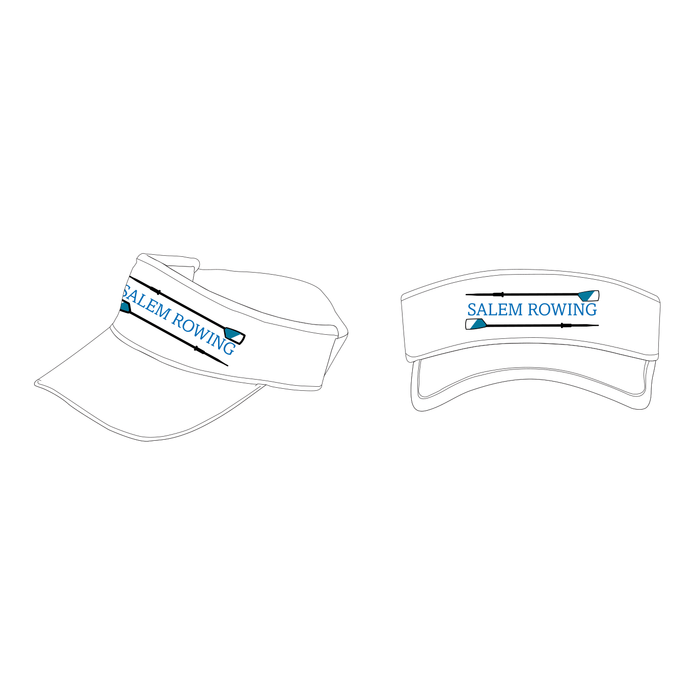 Salem Rowing Club Performance Visor