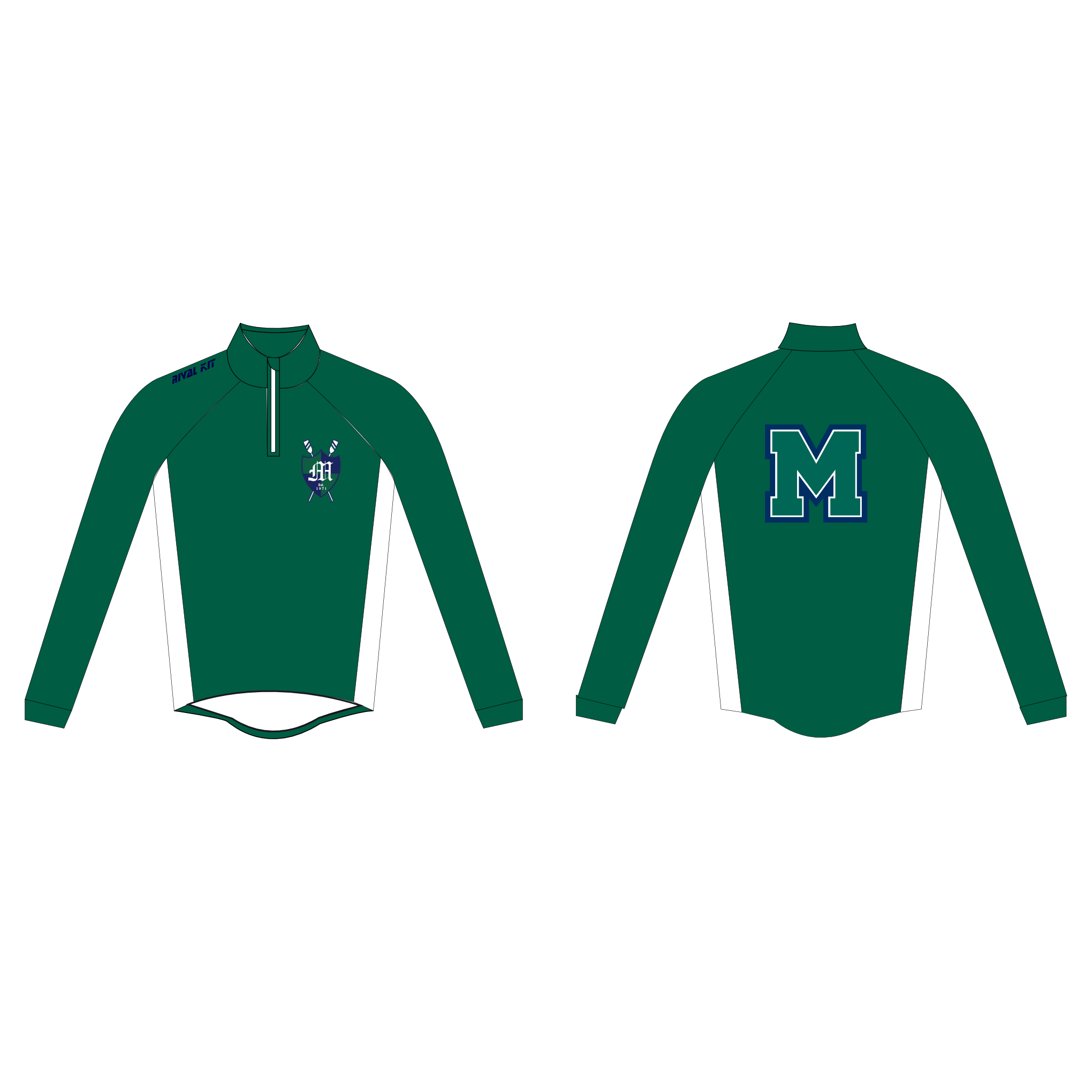Mercyhurst University Boat Club THERMAL Splash Jacket