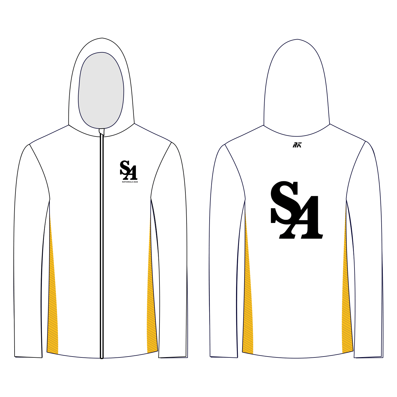 St. Andrew Rowing Club  Nationals 2025 Sun Zip Hoodie