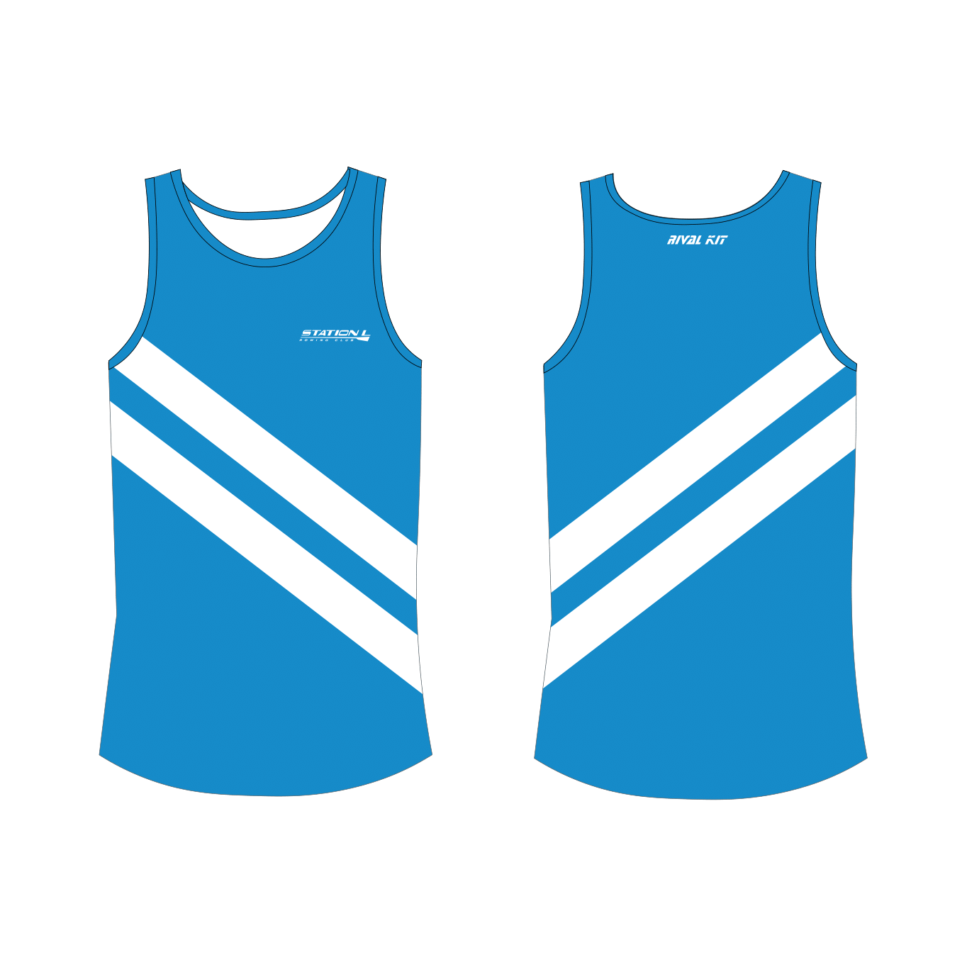 Station L Rowing Club Vest
