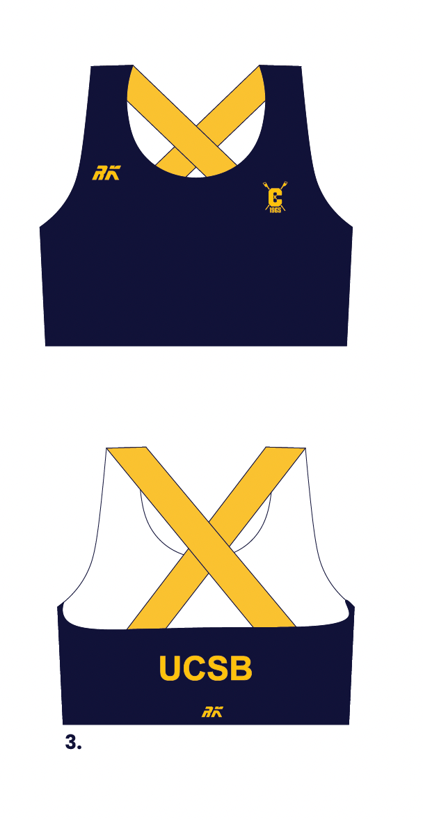 UCSB Crossover Sports Bra