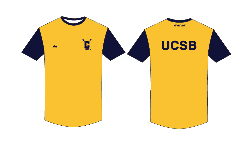 UCSB Bespoke SHORT Sleeve Gym T-Shirt