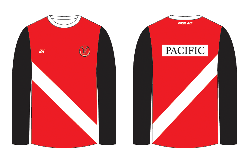 PACIFIC ROWING 201 long sleeve Gym T-Shirt Design 2