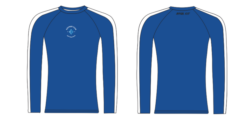 Dolphin Club Blue Long Sleeve Base Layer