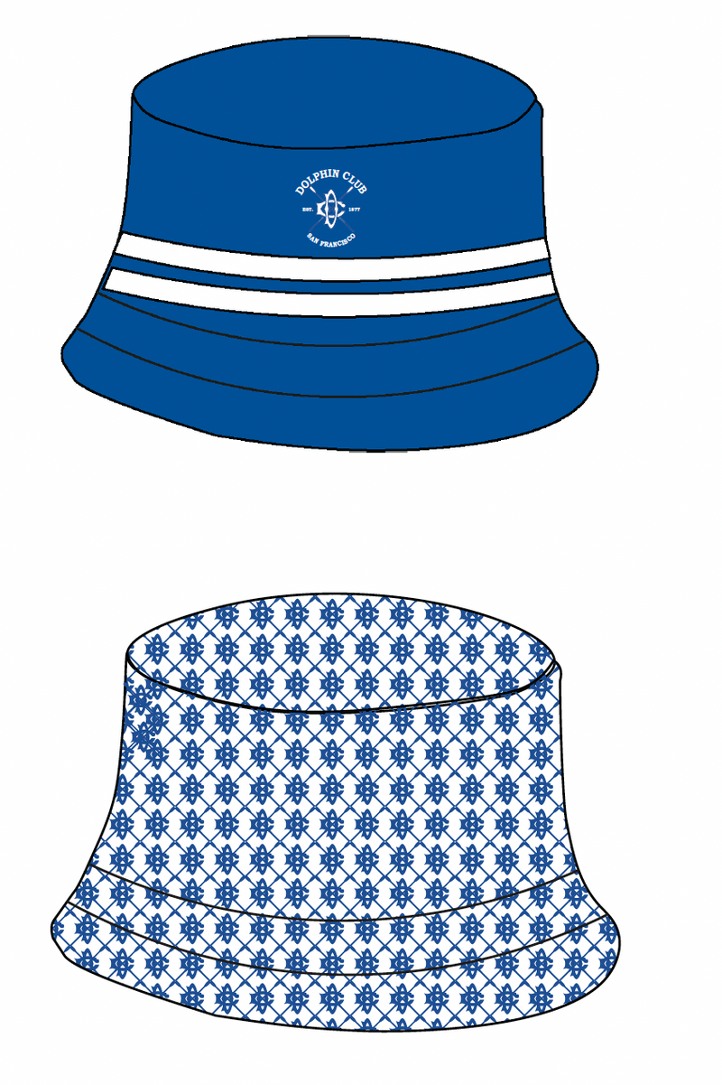 Dolphin Club Reversible Bucket Hat