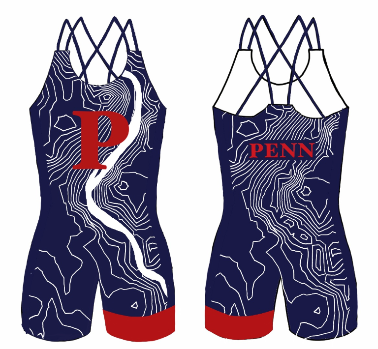 University Of Pennsylvania Women Training Pattern Strappy AIOX