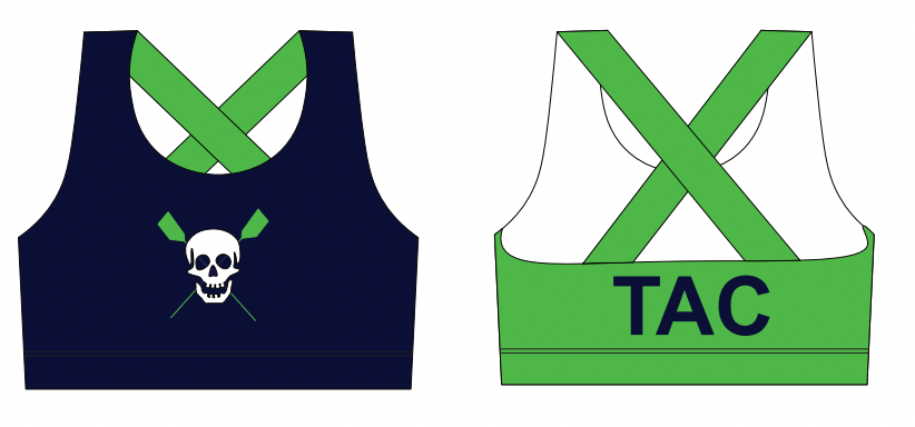 Tampa Athletic Club Cross Back Sports Bra