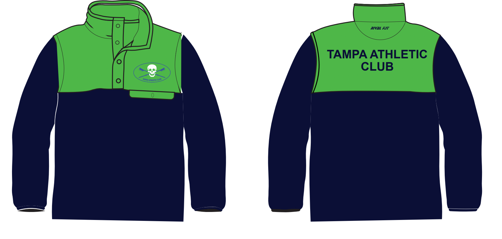Tampa Athletic Club Pocket Fleece