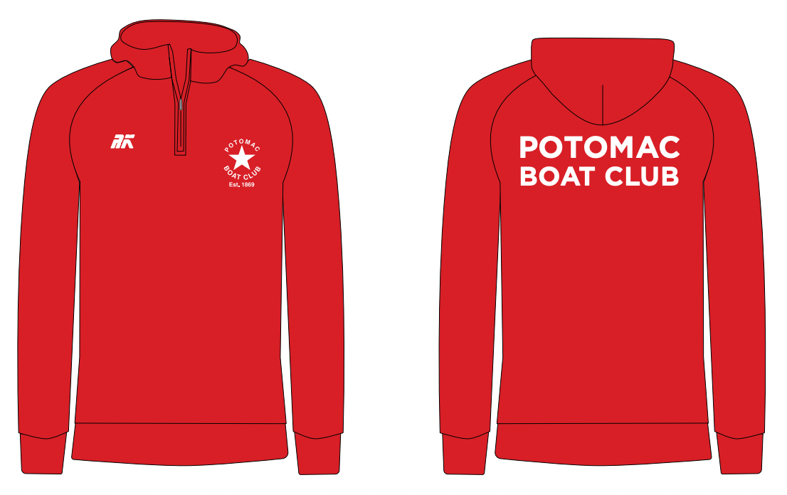 POTOMAC BOAT CLUB Midlayer RED