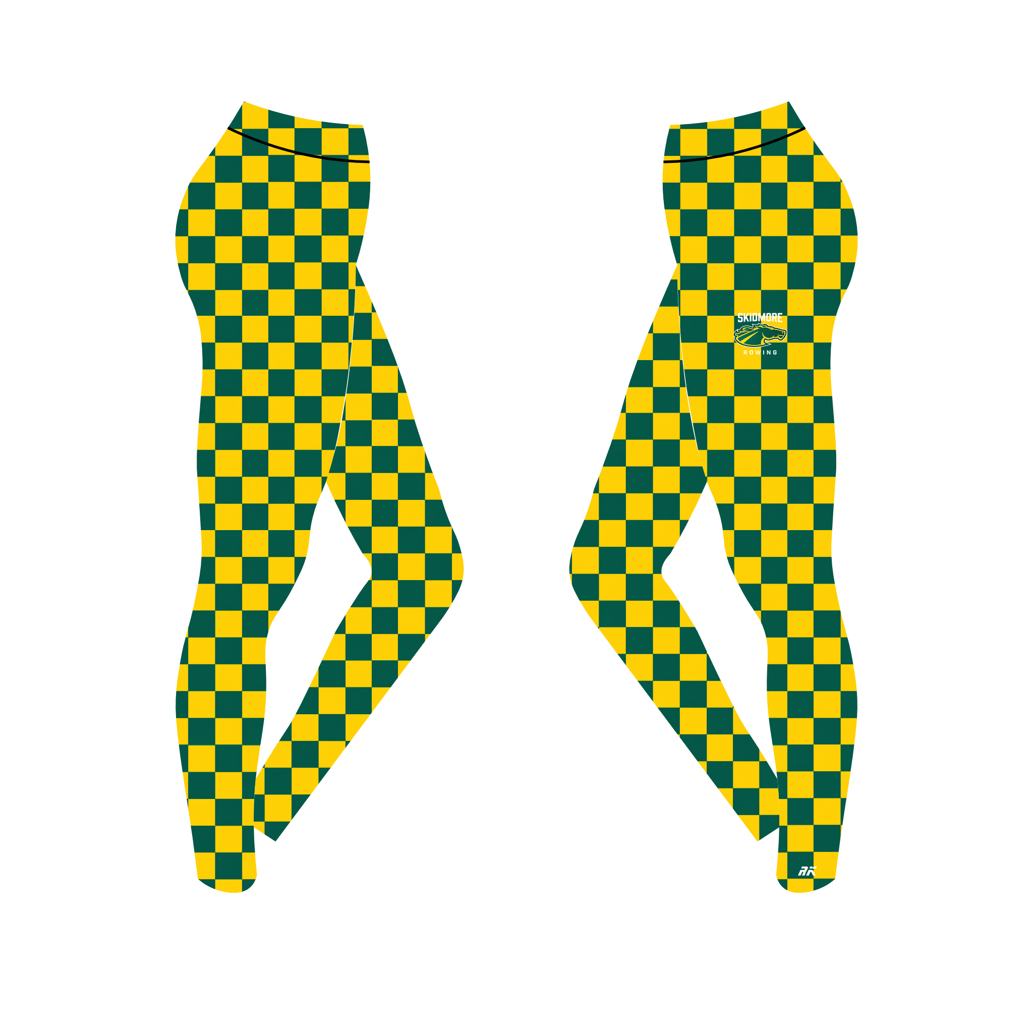 Skidmore Rowing Checkered Leggings