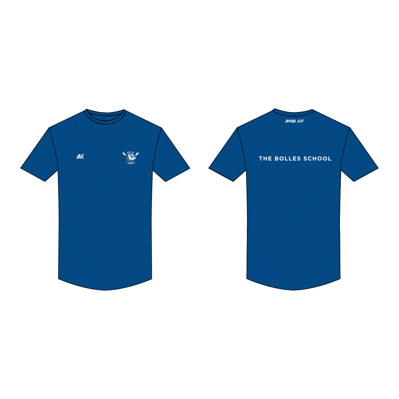 The Bolles School Short Sleeve Gym T-Shirt Blue