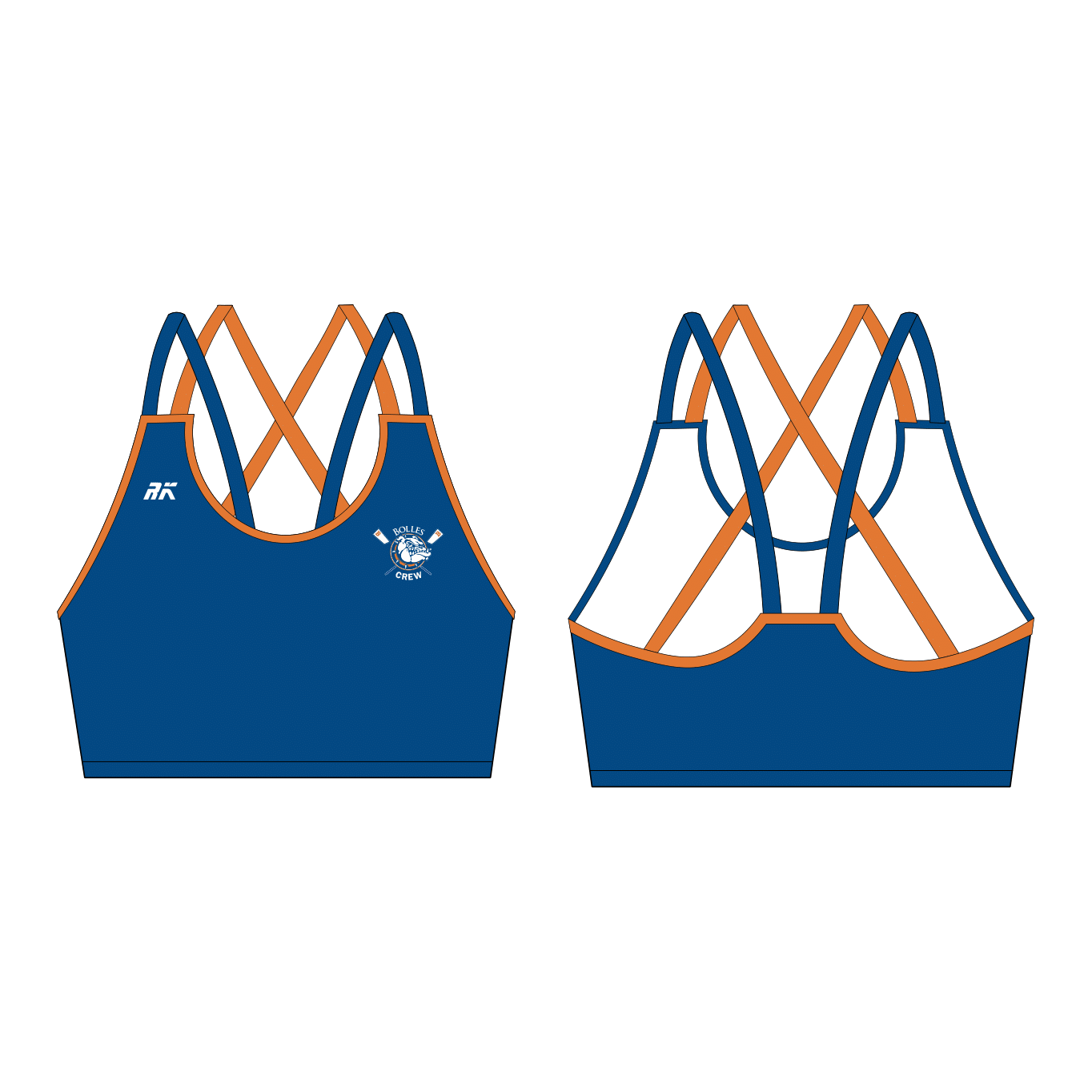 The Bolles School Strappy Sports Bra