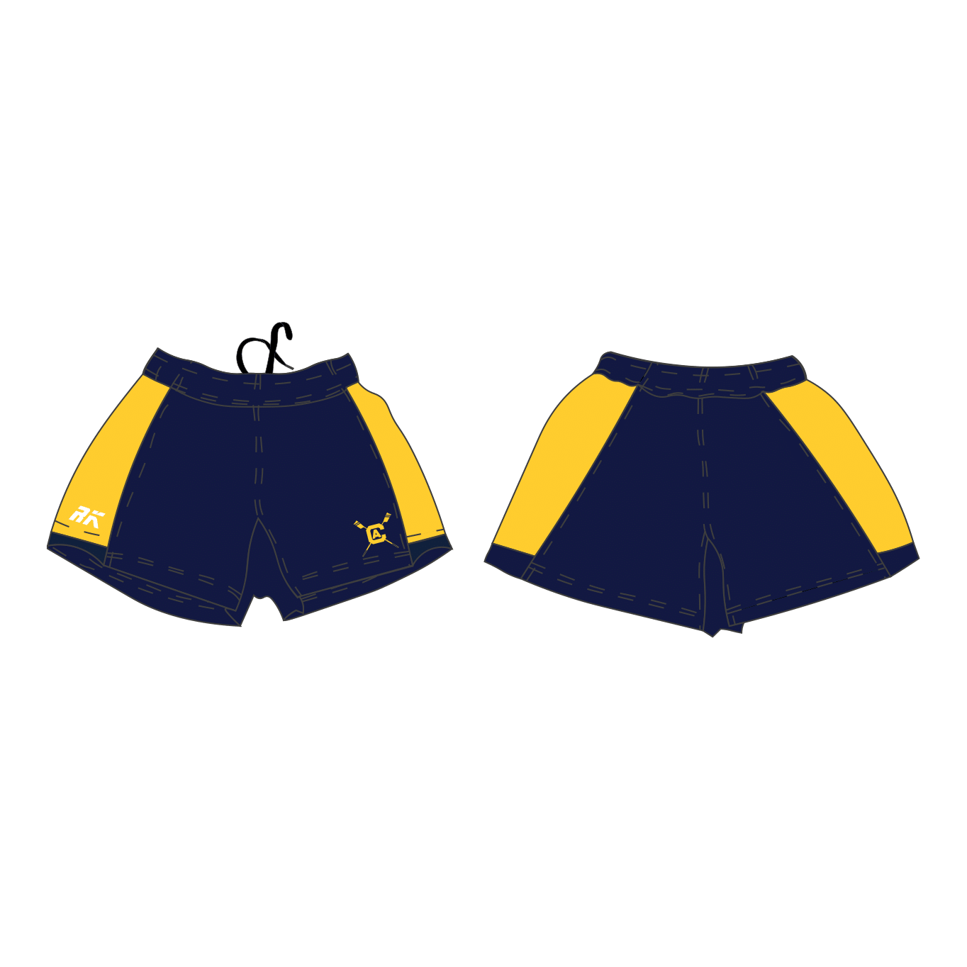 UC Davis Women's Rowing Rugby Shorts