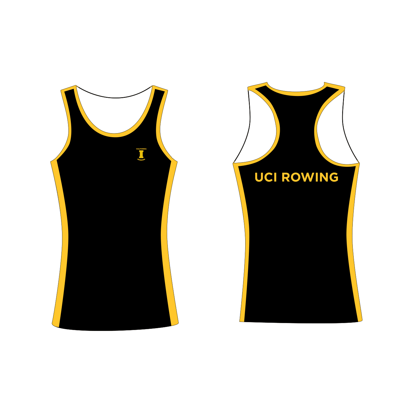 UCI Rowing Black Vest