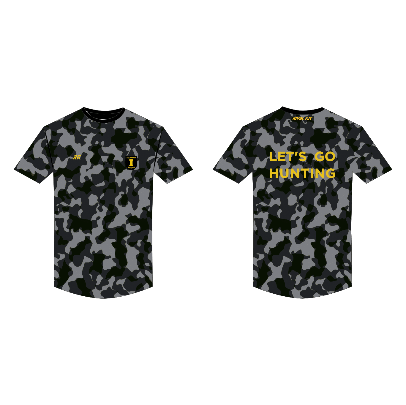 UCI Rowing Pattern Gym T-Shirt