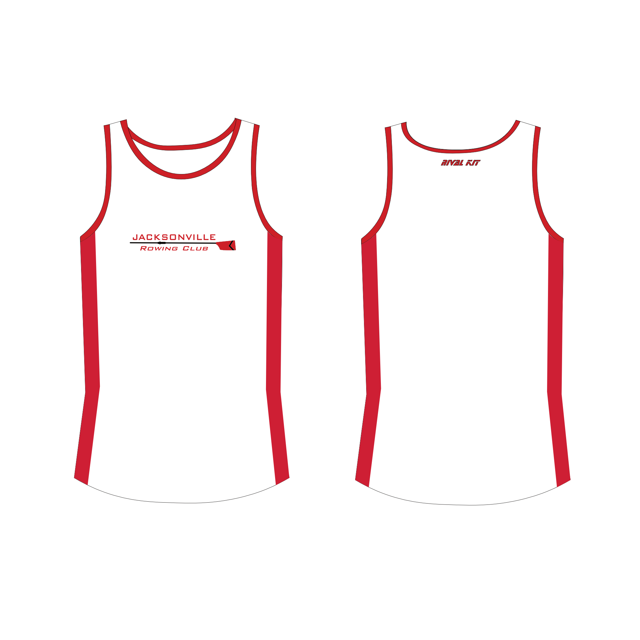 Jacksonville Rowing Club Gym tank