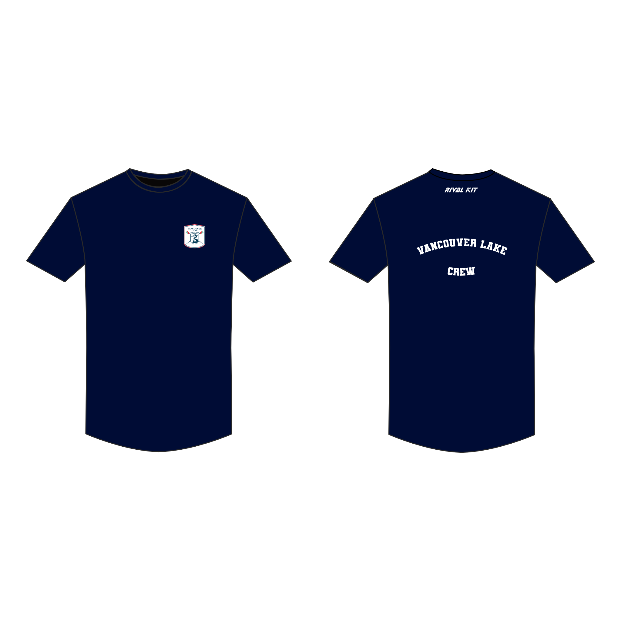 Vancouver Lake Rowing Club Short Sleeve Gym T-Shirt 2