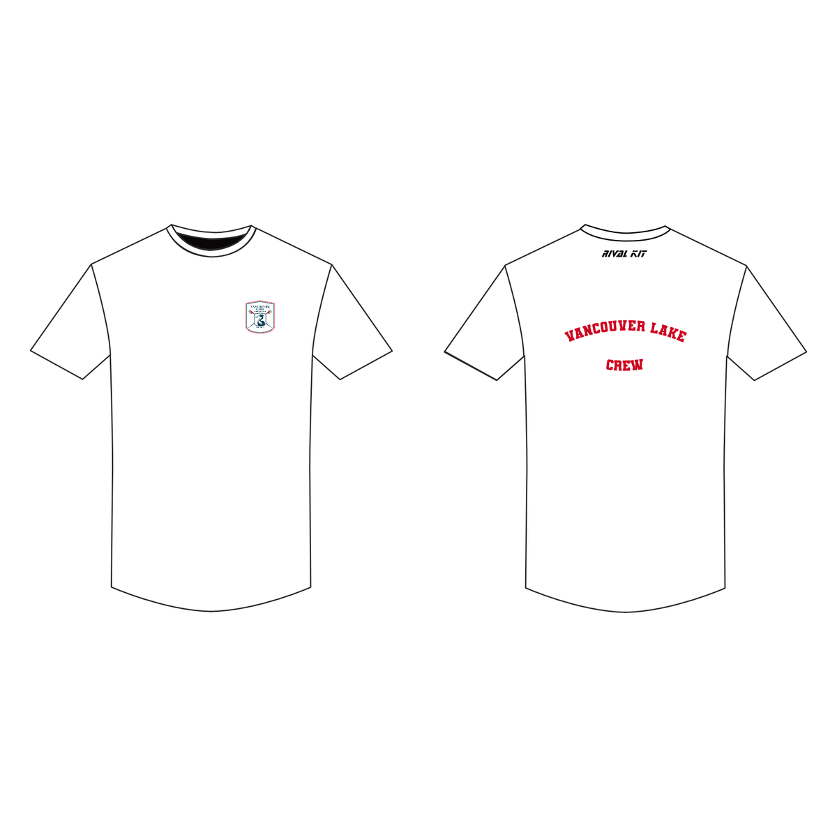 Vancouver Lake Rowing Club Short Sleeve Gym T-Shirt 1