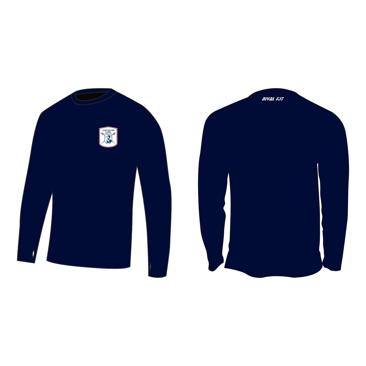 Vancouver Lake Rowing Club LONG SLEEVE Gymt 2