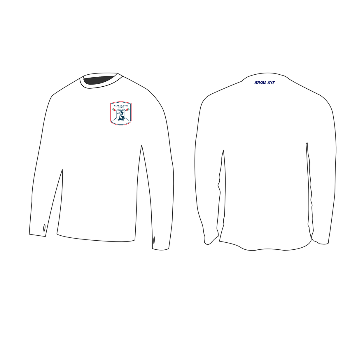 Vancouver Lake Rowing Club LONG SLEEVE GymT 1