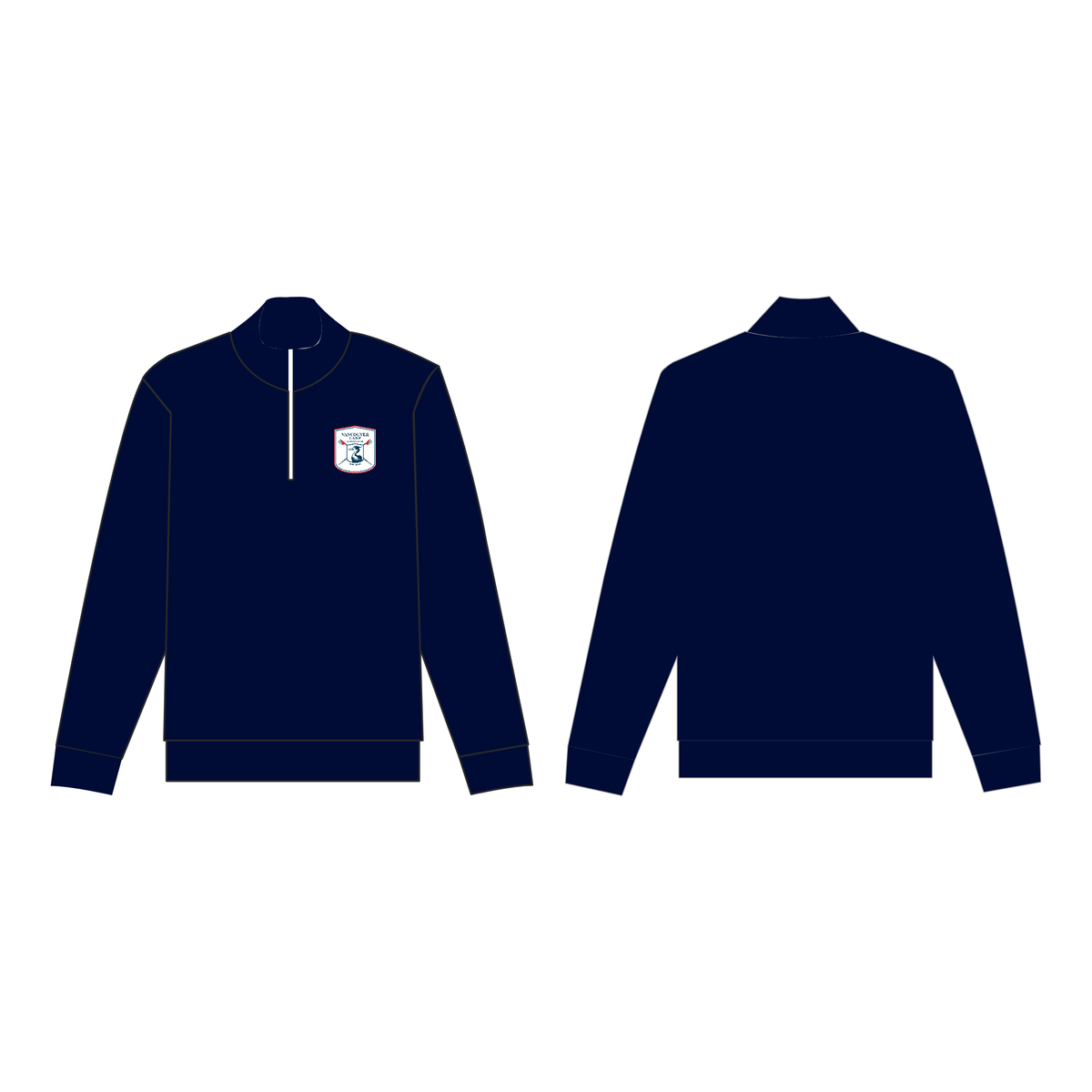 Vancouver Lake Rowing Club Cotton Q-Zip