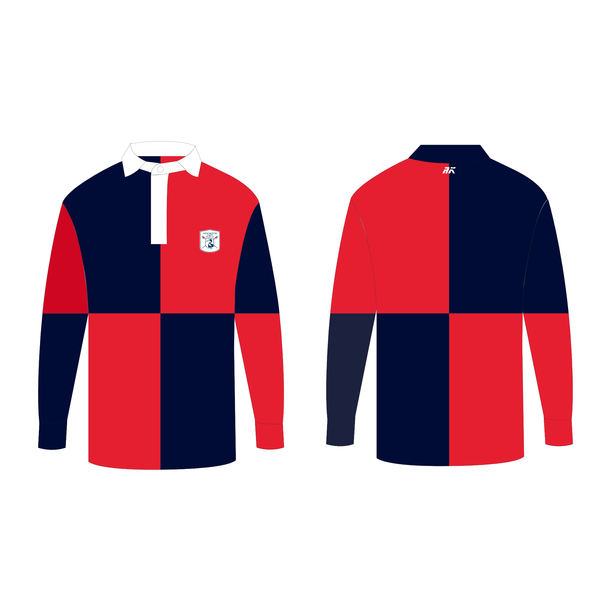 Vancouver Lake Rowing Club Rugby Shirt 2