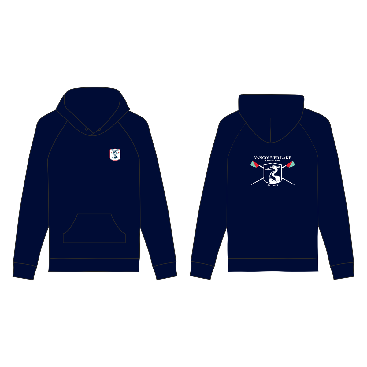 Vancouver Lake Rowing Club Bespoke Hoodie 1