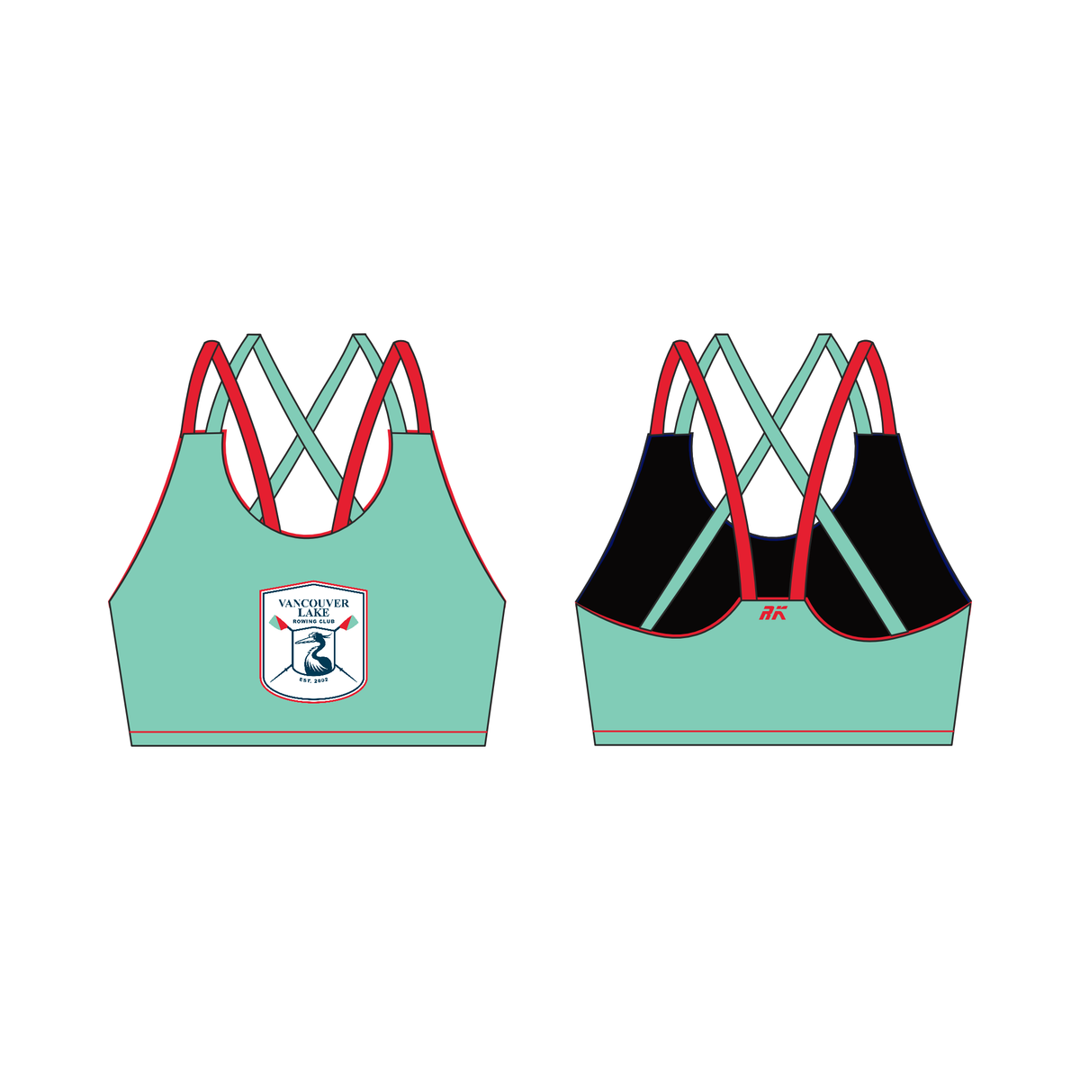 Vancouver Lake Rowing Club Strappy Bra