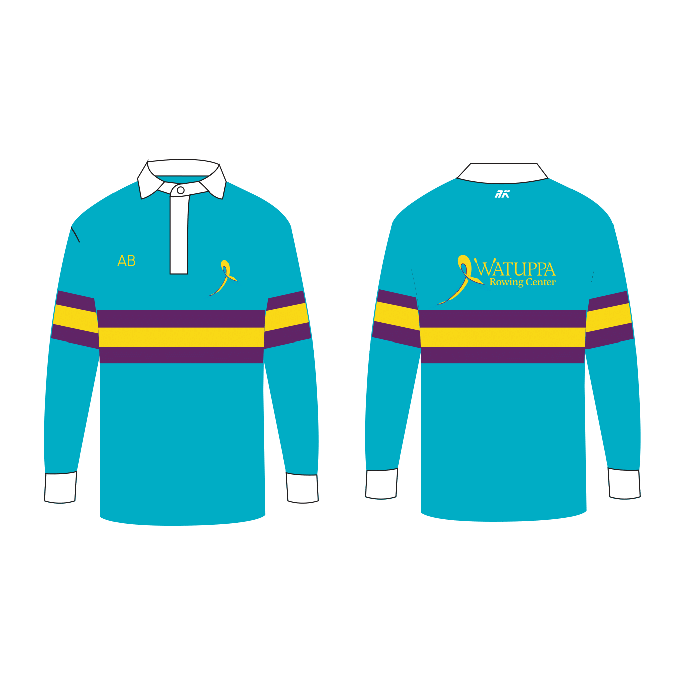 Watuppa Rowing Center Rugby Shirt 2