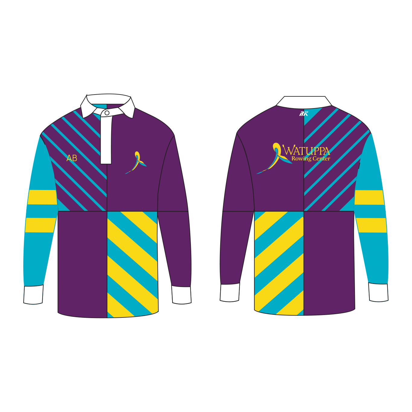 Watuppa Rowing Center Rugby Shirt 3