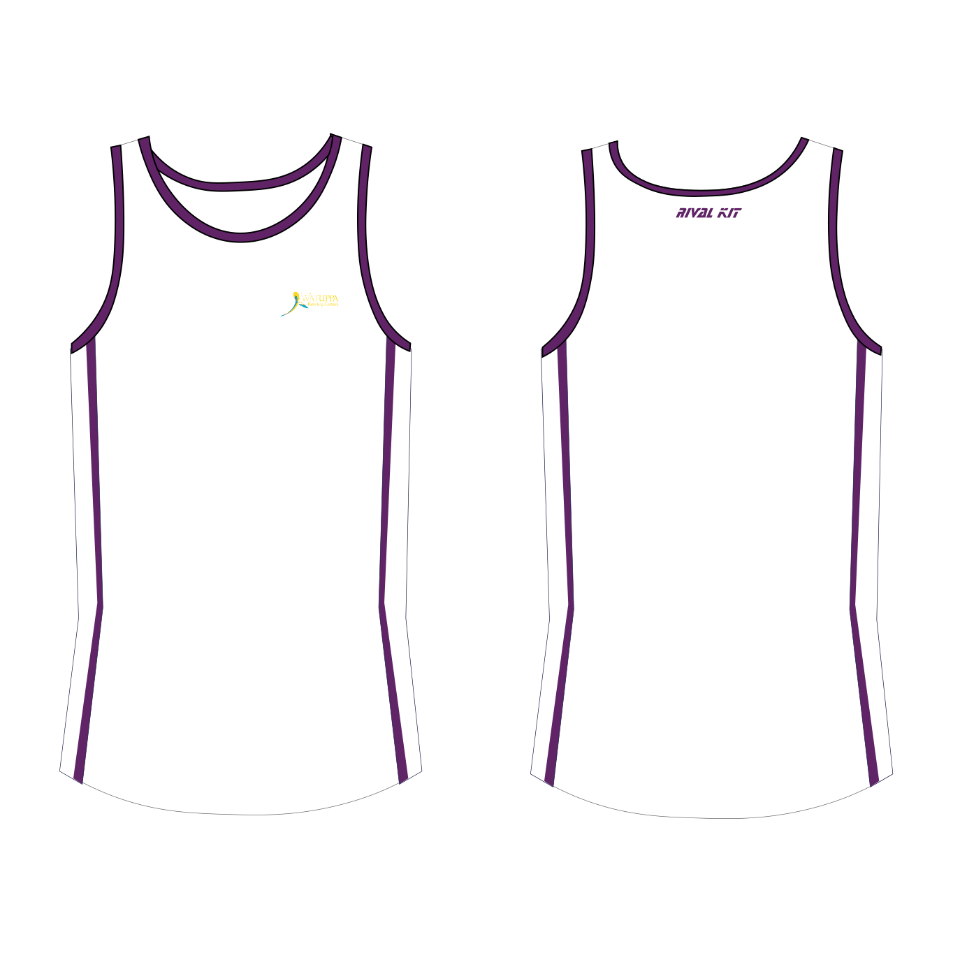 Watuppa Rowing Center Rowing Vest White