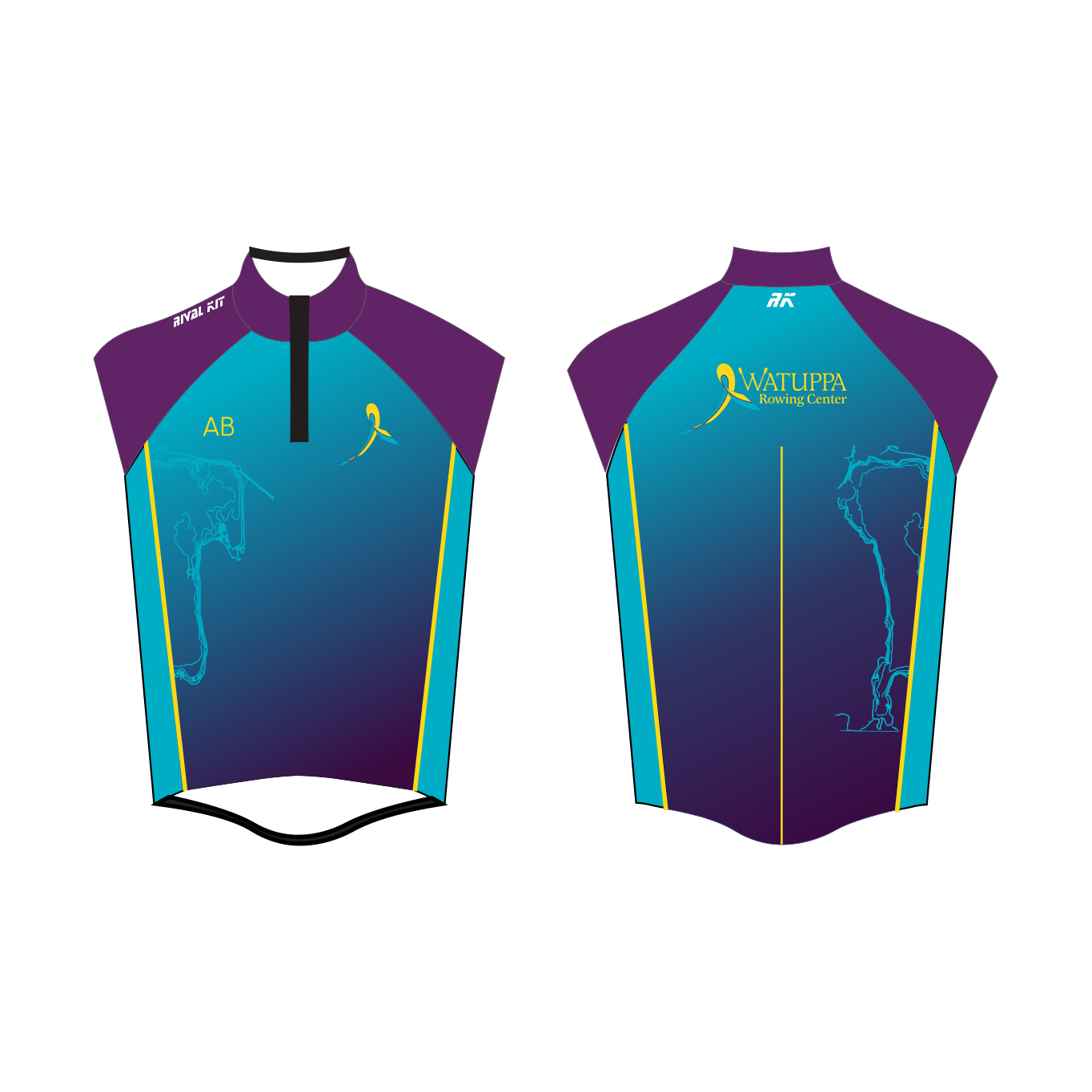 Watuppa Rowing Center Rowing Thermal Gilet 3