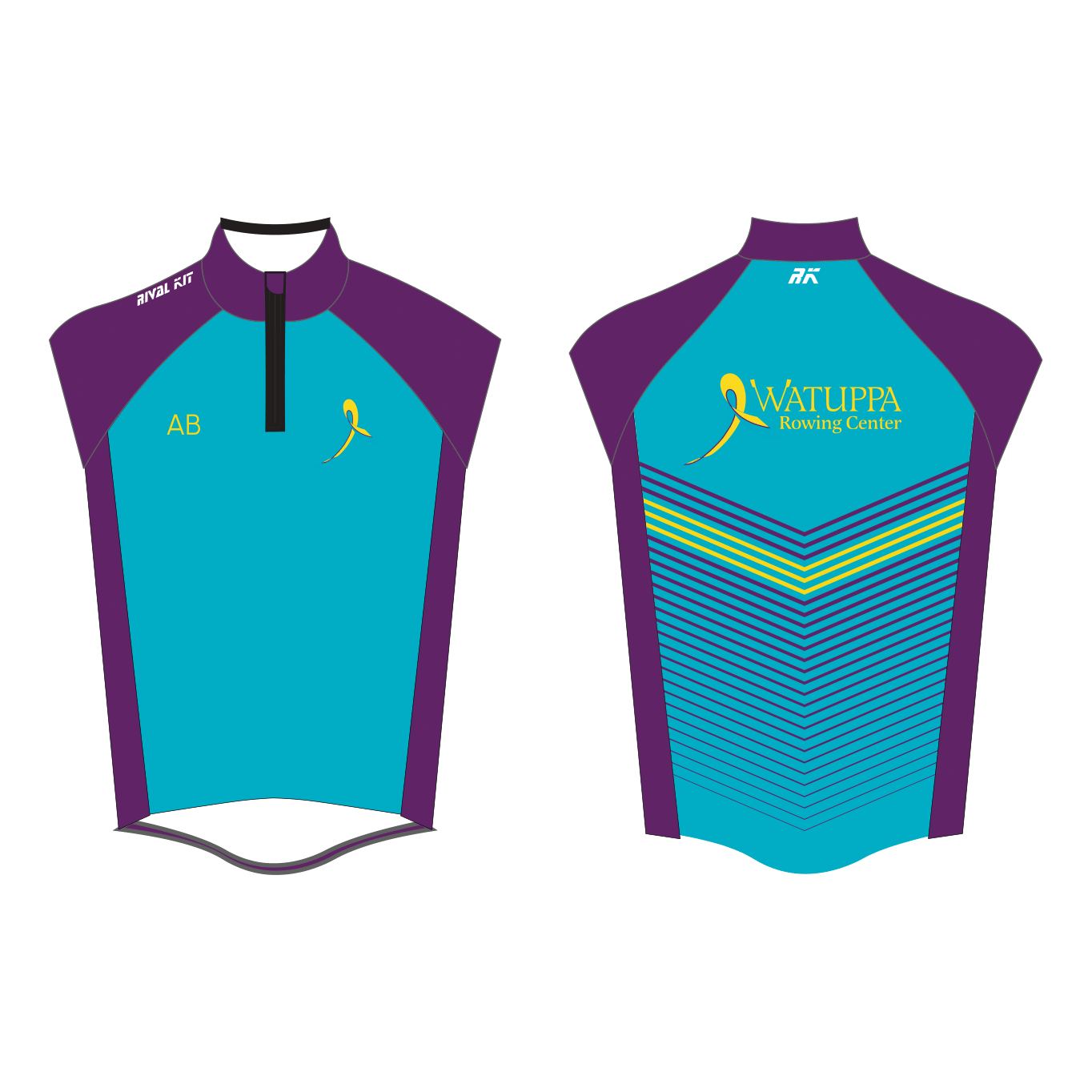 Watuppa Rowing Center Rowing Thermal Gilet 1