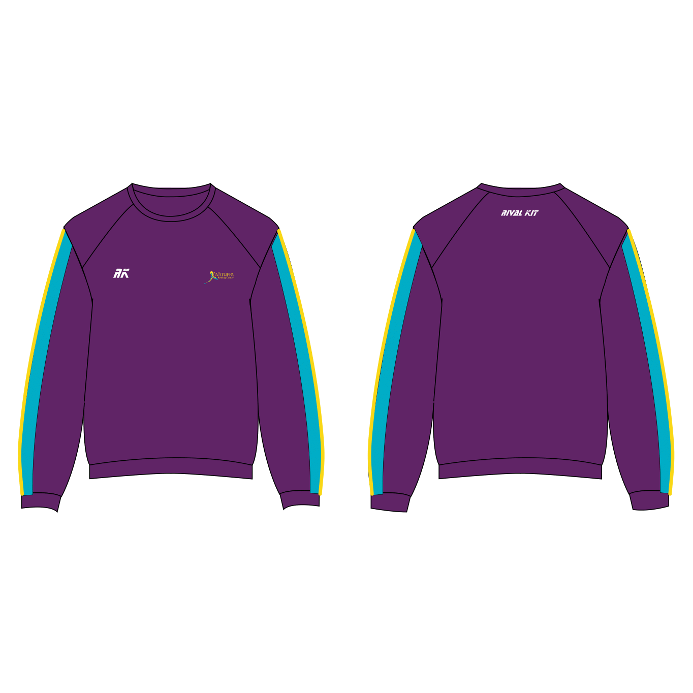 Watuppa Rowing Center Sweatshirt Purple